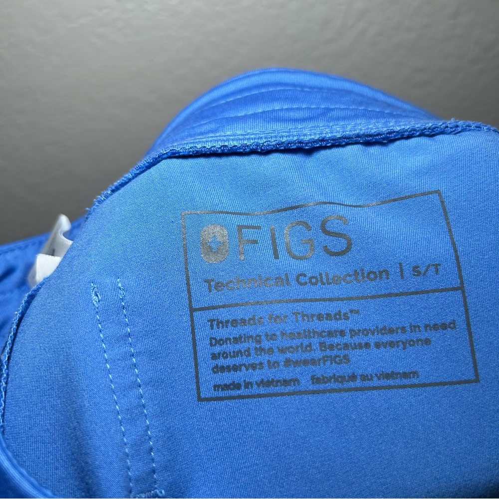 Figs Zamora Jogger Scrub Pants Women's Vivid Blue - Picture 9 of 10
